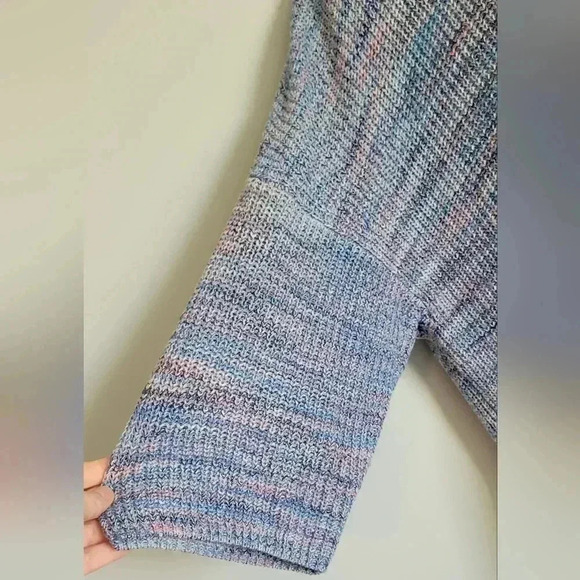 J. Jill 100% organic cotton easy drop shoulder v neck tunic sweater XL - Picture 6 of 12